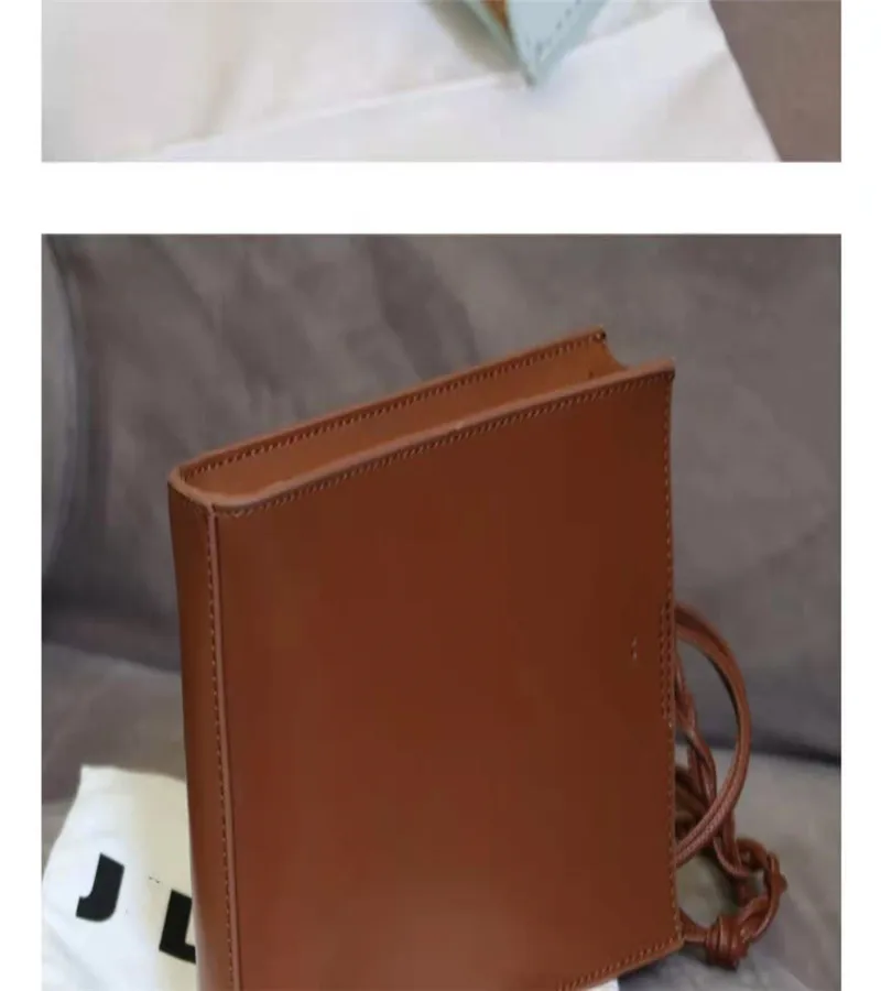 

Knit knot blogger's leather messenger bag