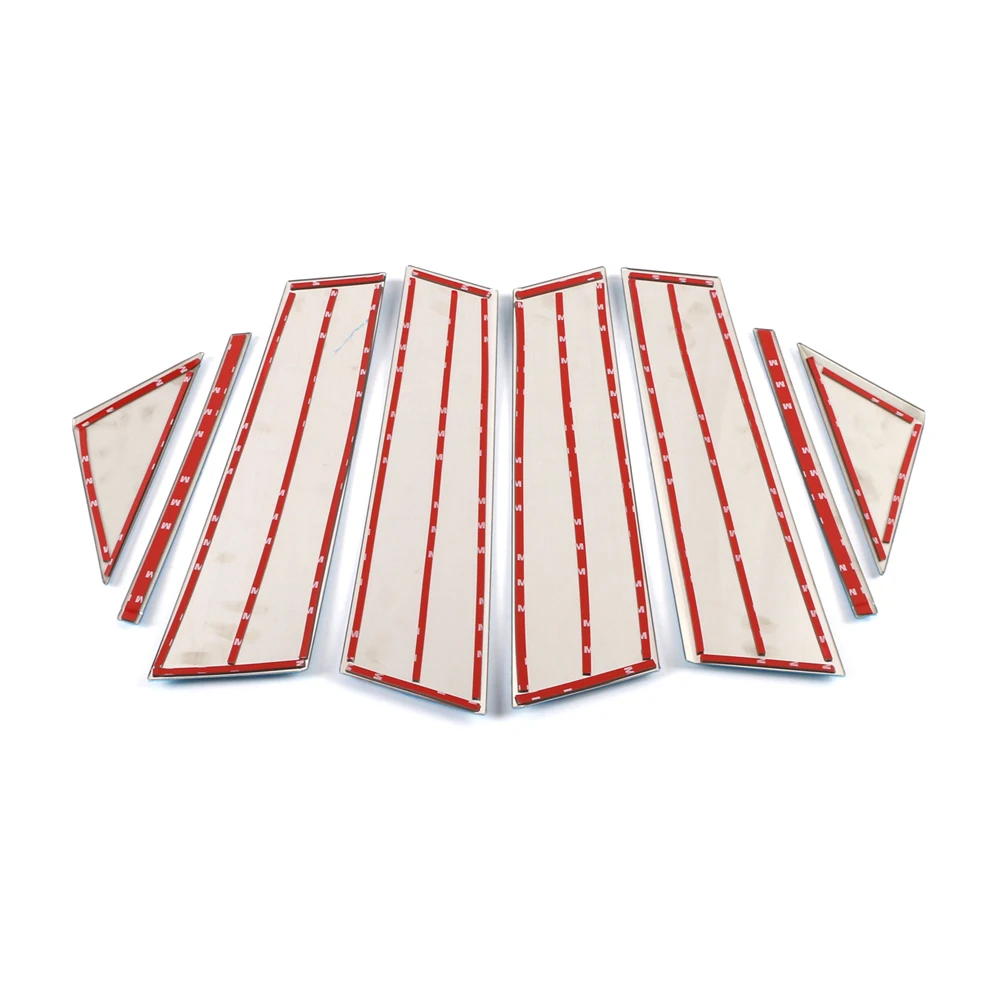 

CarMango for Mazda 3/Axela BP 2020-2021 Car Accessories Window Trim Cover Frame Metal Sticker Stainless Exterior Chrome Moulding