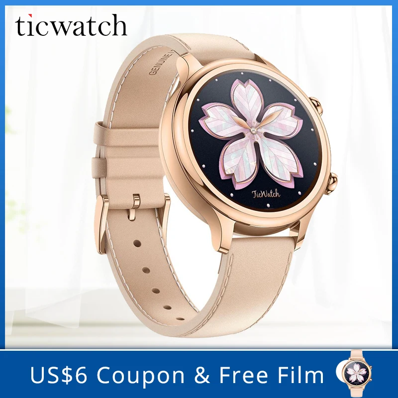 Ticwatch C2 Smartwatch одежда ОС от Google Встроенный gps NFC монитор сердечного ритма фитнес-трекер Google Pay 400mAh 1,3 ''AMOLED