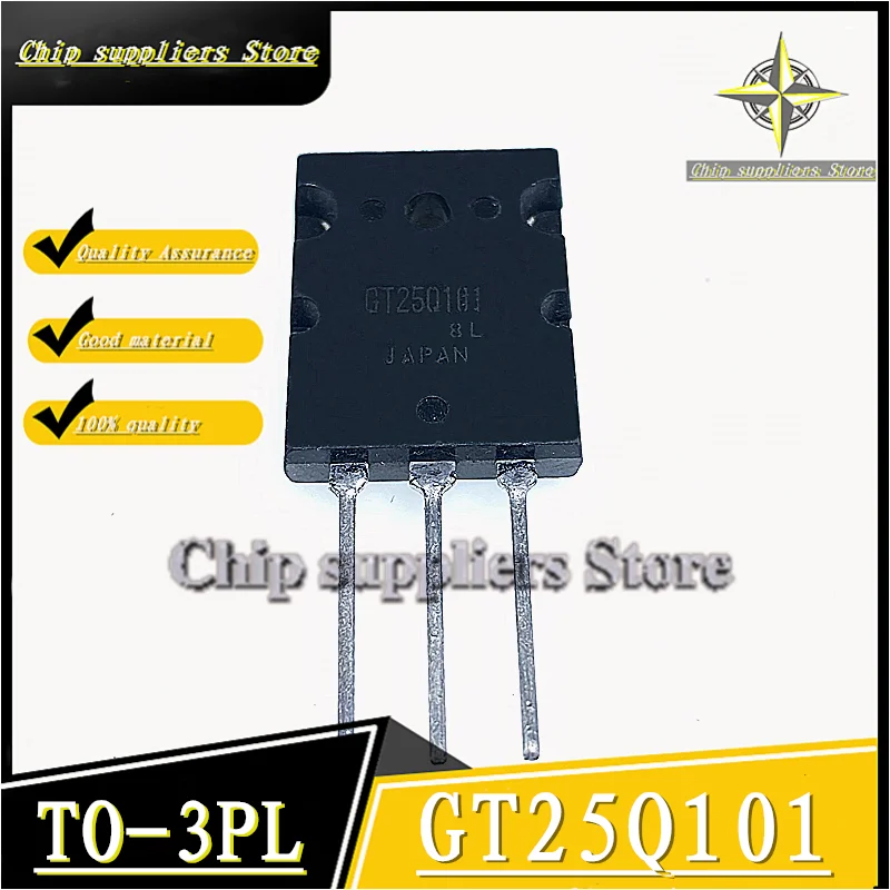 10PCS// GT25Q101 TO-3PL 25Q101 TO3PL Induction cooker tube 1200V 25A Nwe Fine materials 100%quality |
