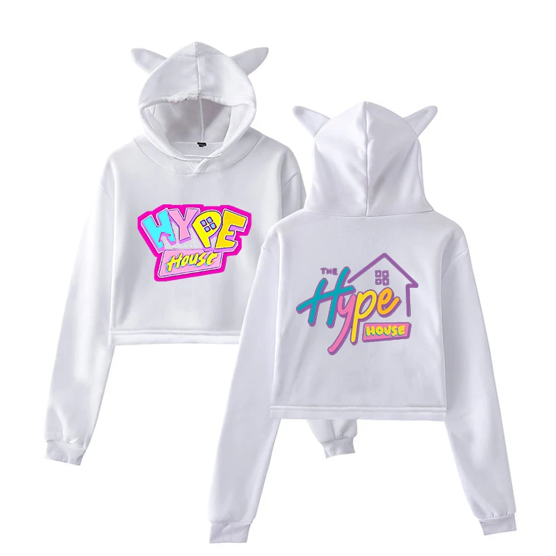 

The Hype House Hoodie Coat the Hype House Printing Hoodies for Teens Brand Clothes Women Girls Cotton Pullover Slim Fit Hoodies