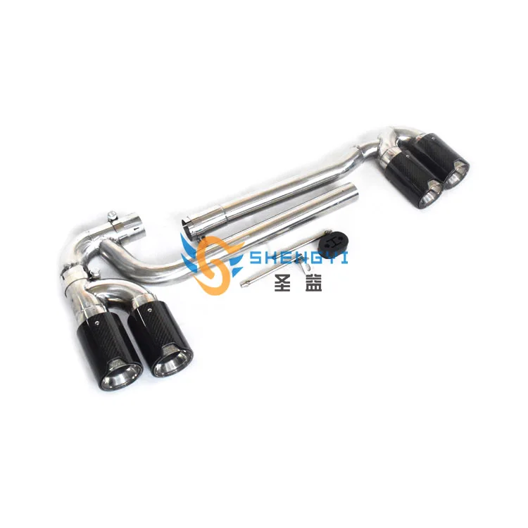 Хорошее качество двусторонняя двойная выхлопная труба из нержавеющей стали с