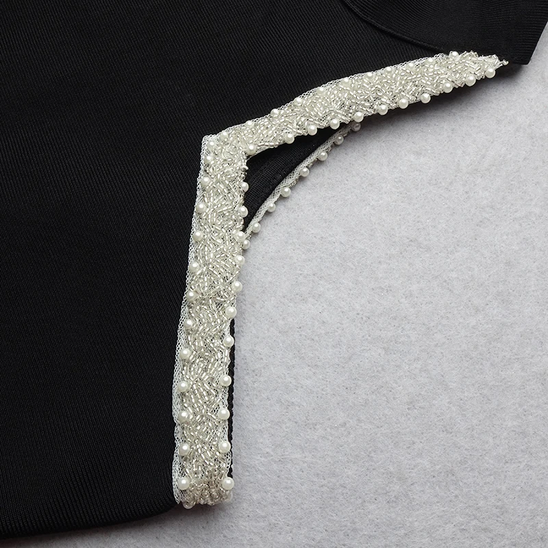 PB 2020 Осенний хит новинка шикарные Украшенные бусинами кружевные из кусков