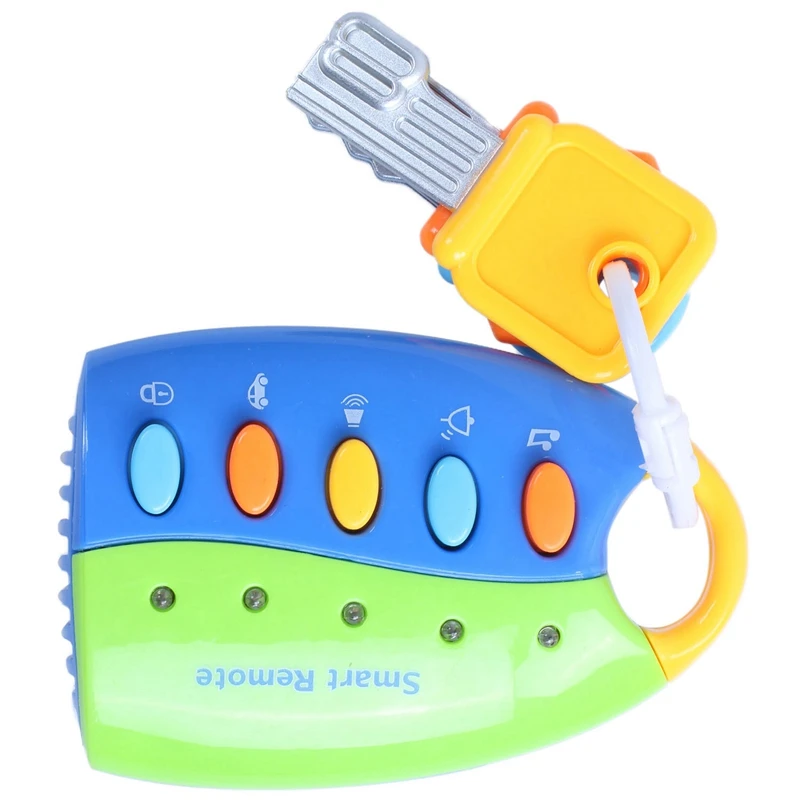 Мультяшная детская музыкальная умная дистанционная Автомобильная игрушка ключ