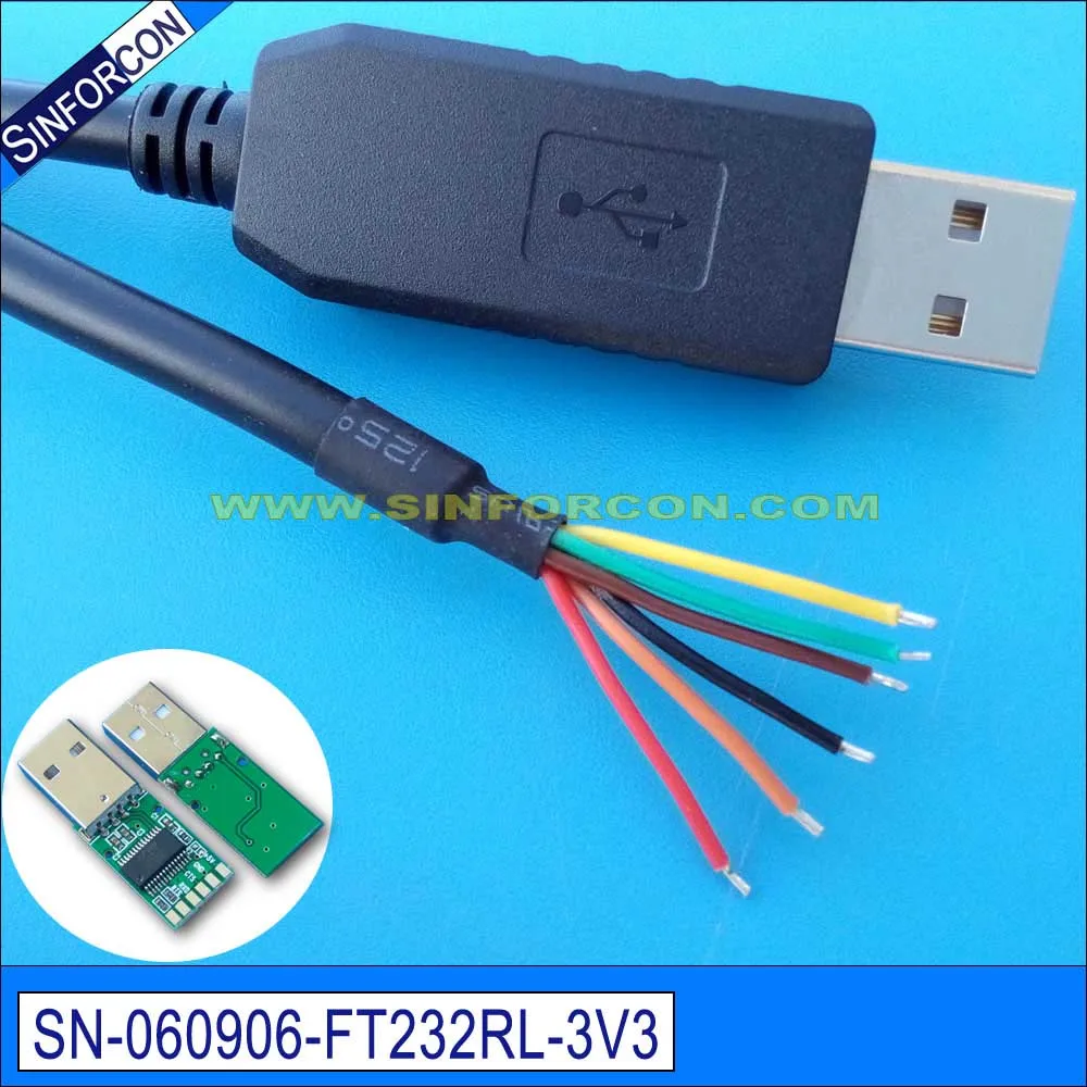 Usb Ttl Finished Line Programmable Compatible TTL232R-G-V-R-E-G3V3