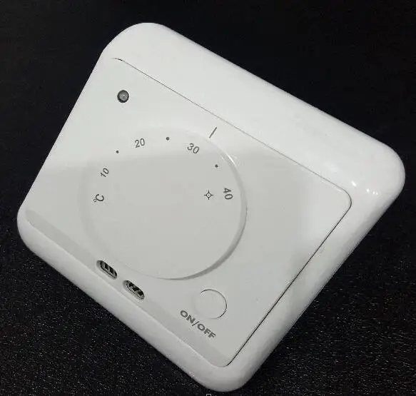 

Electric heating double temperature dual control thermostat 16A high power European mechanical temperature controller