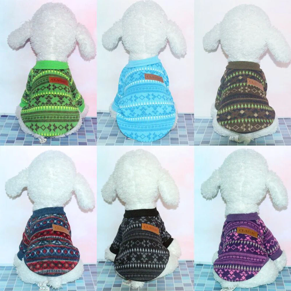 Одежда для собак чихуахуа XS-XXL мягкий свитер собаки зимняя одежда маленьких