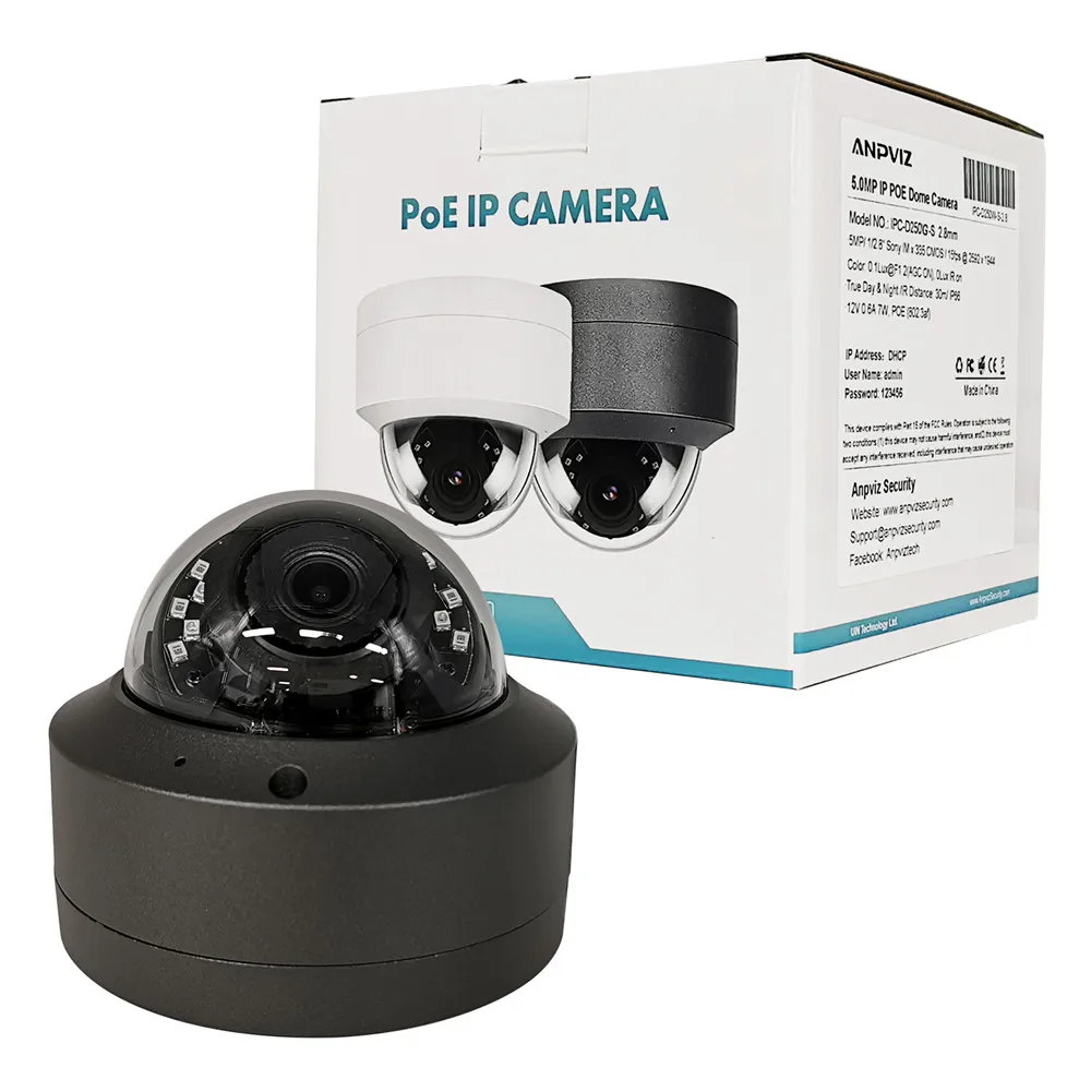 UniLook 5MP POE IP Camera outdoor 4X Zoom 2.8~12mm motorized AF lends Dome Security CCTV Audio Microphone IP66 ONVIF | Безопасность и