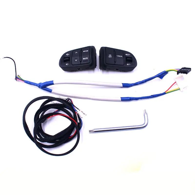 

Multi function Steering Wheel Audio Cruise Control Buttons For Kia sportage SL with back light Car charge 967003W001 967003W301