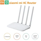 Оригинальный Xiaomi Mi WIFI роутер 4C 64 RAM 300 Мбитс 2,4G 802,11 bgn 4 антенны полоса беспроводные роутеры Wi-Fi повторитель Mi APP Control