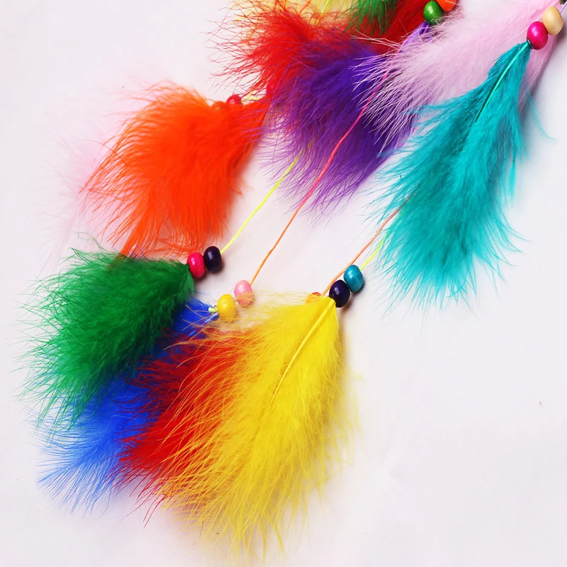 Скандинавские колокольчики ручной работы Ловец снов сетка с перьями 55 см