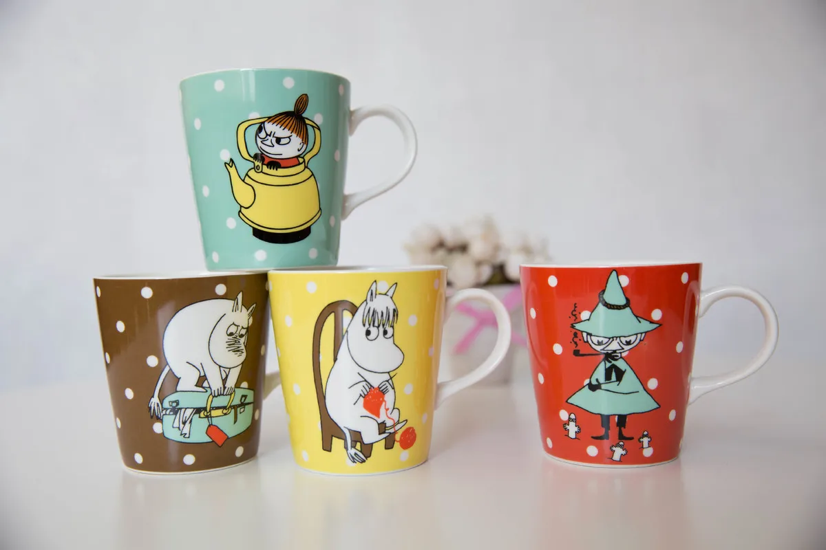 Муми-троллями Необычные чашки и кружки с Муми-троллями tazas de ceramica creativas canecas criativa любимая Версия Милая кружка