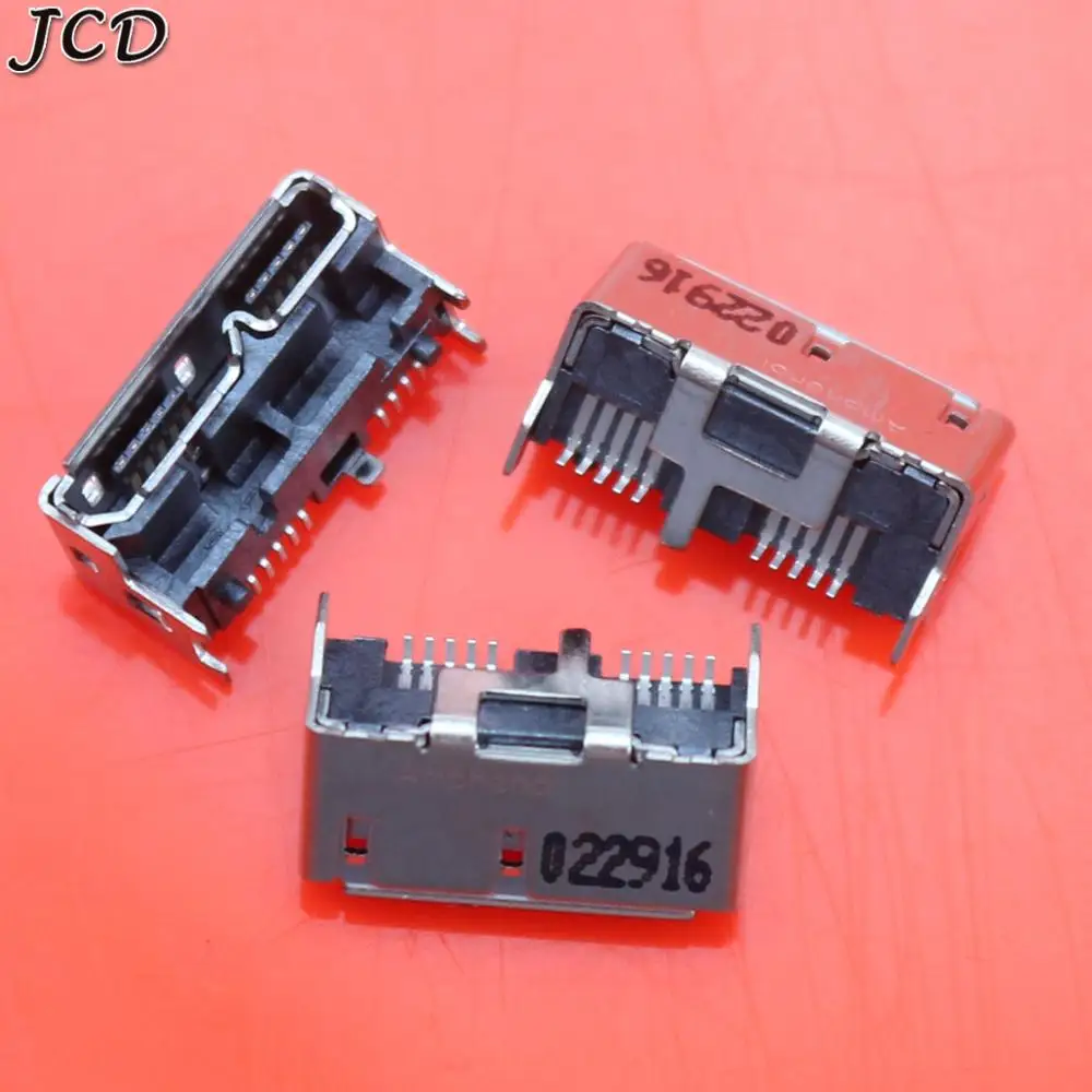 JCD 1 шт. Micro USB 3 0 гнездо 10 Контактов женский зарядный порт для мобильного жесткого