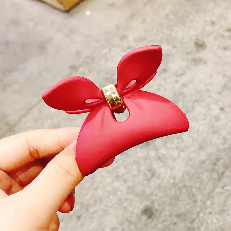 Frosted Hairpins Big Hair Claw Crab Butterfly Plastic Clips For Women Barrettes Claws Accessories |