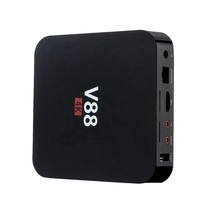 * V88 4K Android 6 0 Smart TV BOX новейший RK3229 четырехъядерный 8 Гб 1080P WIFI Media|ТВ-приставки и
