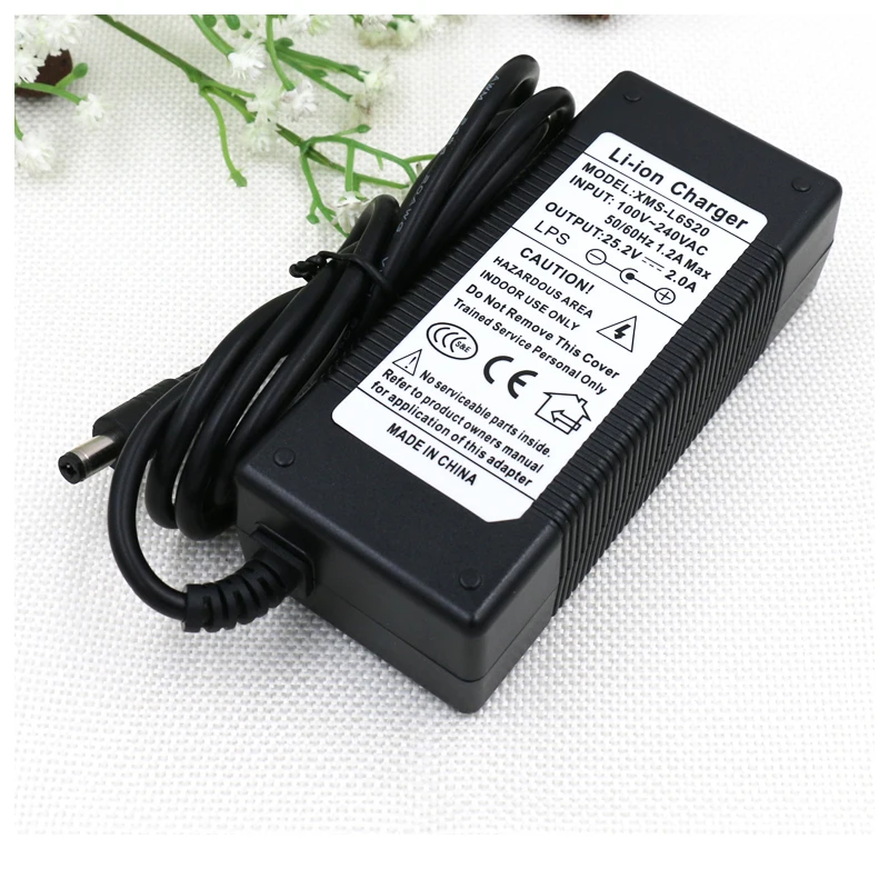 Aluoka 6S 2A 25 2 в 24 В 22 источник питания для литий ионных аккумуляторов Зарядное