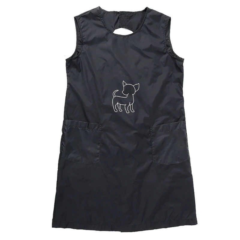 

Waterproof Nylon Pet Grooming Apron Work Clothes Dogs Cats Groomer Hairdressing Anti Sticking Smock