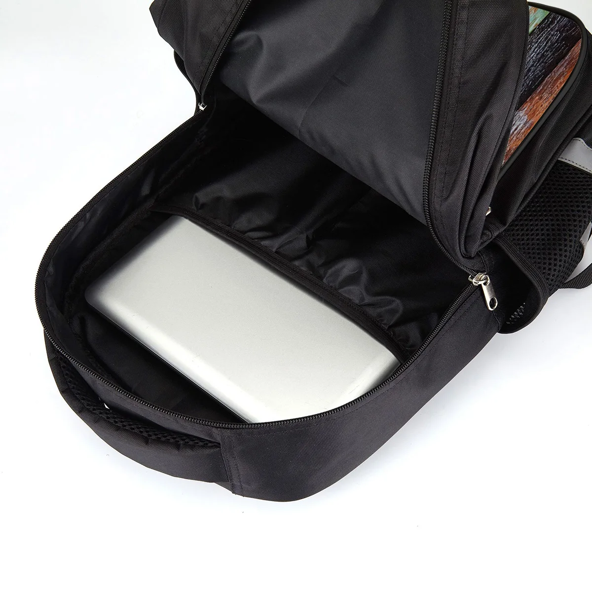 Школьная сумка для детей и взрослых в стиле ретро с деревянным зерном трещинами