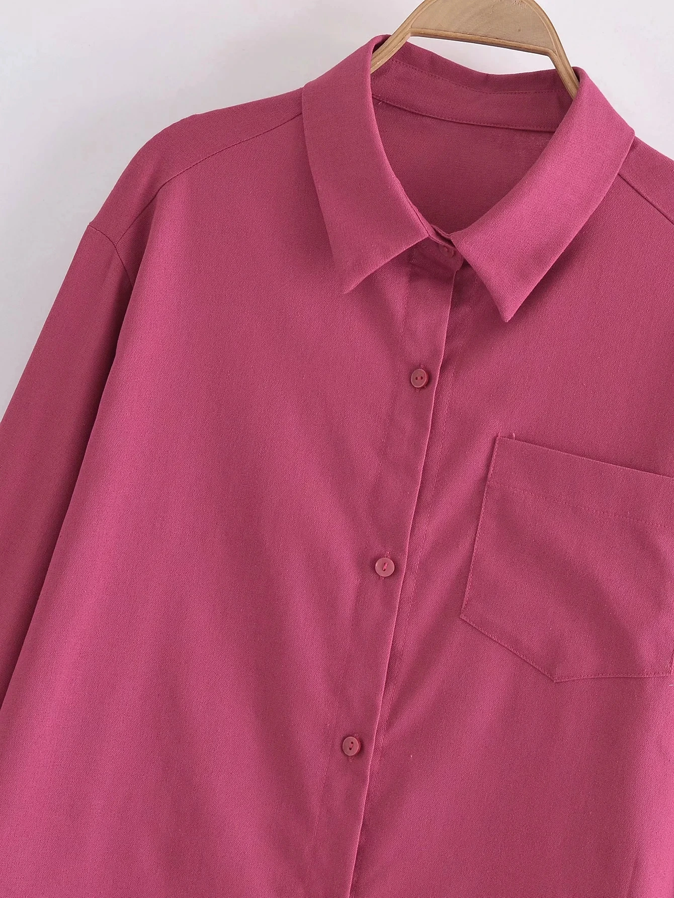 

Withered Autumn Blouse Women England High Street Solid Fashion Pockets Linen Blusas Mujer De Moda 2021 Casual Shirt Women Tops