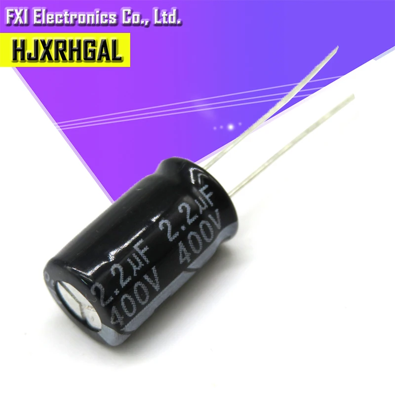 

10PCS 400v2.2uf 400v2.2uf 6.3x12 400v 2.2uf 6.3*12 Elec Electrolytic capacitor