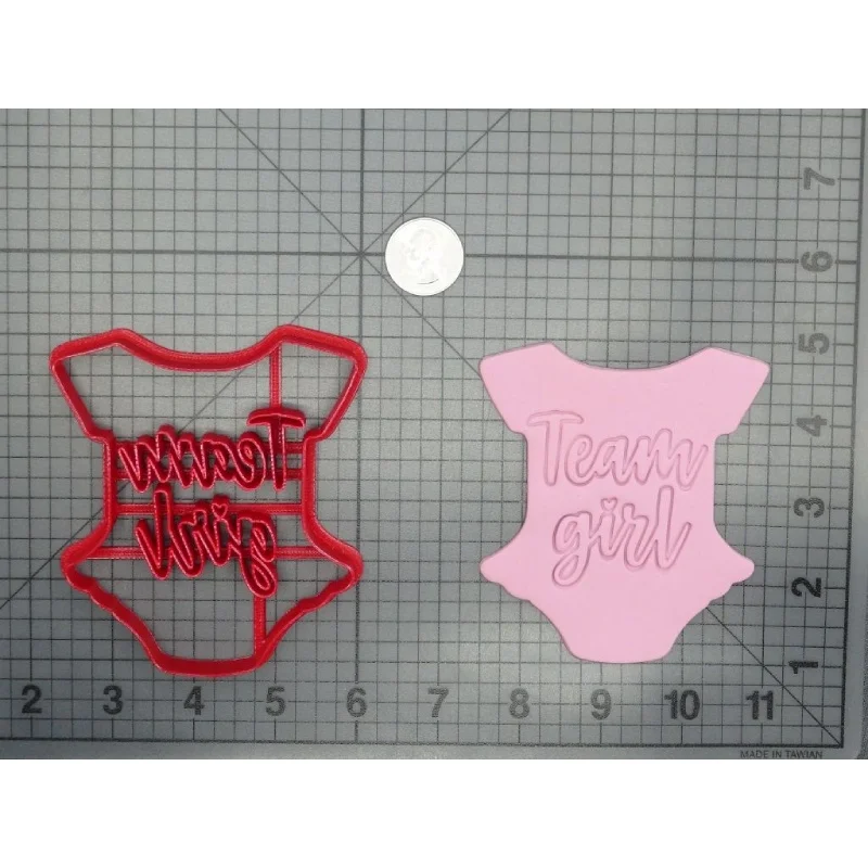 Boy Onesie Its a Girl Fondant Cookie Stamp Embosser 3D Printed Food Grade Custom Made | Дом и сад