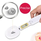 Кухонные весы-ложка, прибор для измерения массы пищи, цифровой ЖК дисплей, 500 г 0,1 г кофе, чай, сахар г