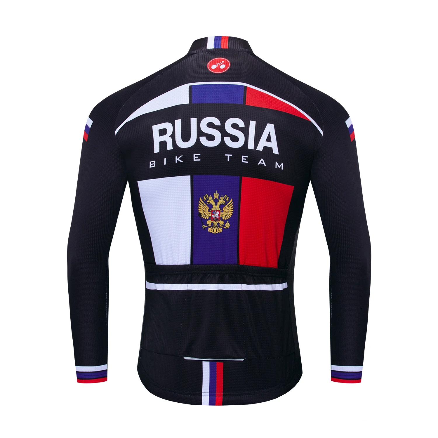 Футболка мужская с длинным рукавом рубашка для езды на велосипеде красная