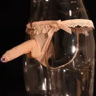 Мужские новые кружевные стринги, Эротические стринги, футляры, носки для геев, мужские стринги, смешное нижнее белье