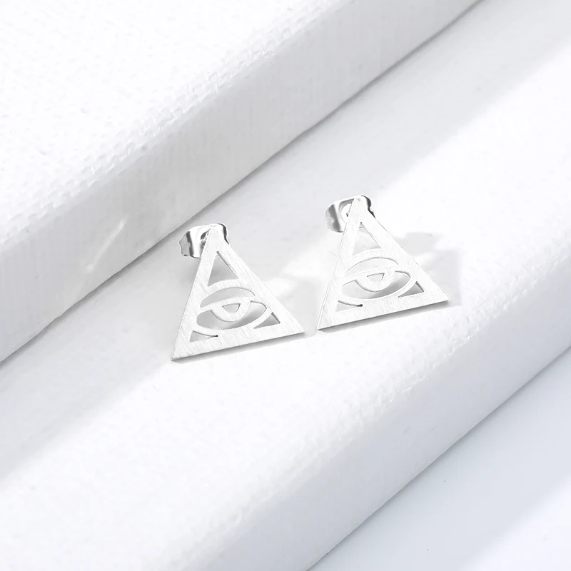 Серьги модные ювелирные изделия геометрические треугольные шпильки для ушей