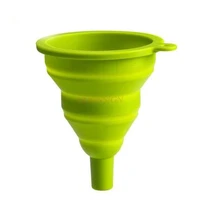 platinum silicone folding funnel retractable portable oiler kitchen tool household large caliber