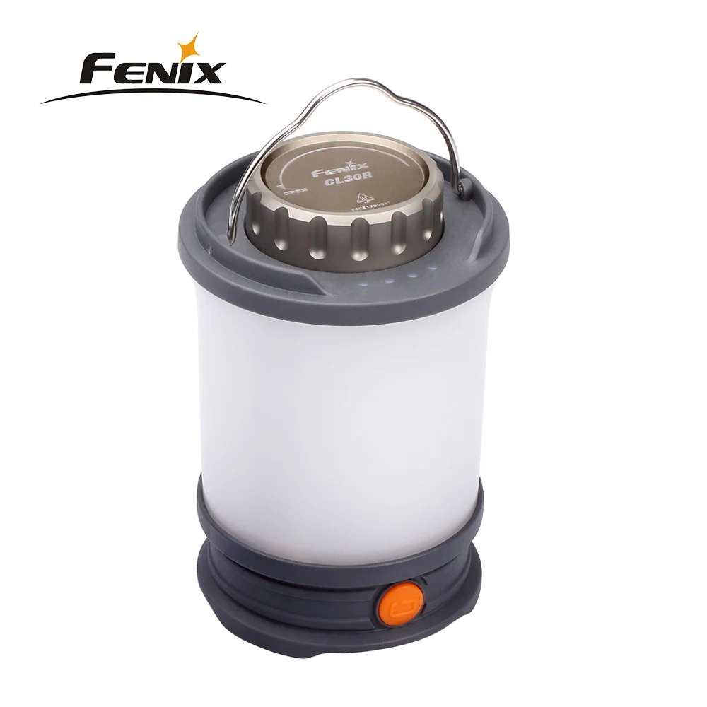 Fenix CL30R 650 люмен USB Перезаряжаемый фонарь для кемпинга/светильник с 3X2600 мАч 18650