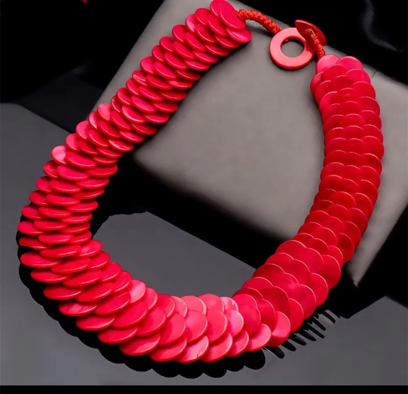 Женское колье ручной работы с белыми морскими ракушками 19 дюймов натуральный FPPJ