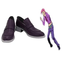 jojos bizarre adventure diavolo cosplay boots shoes purple men shoes costume customized accessories halloween party shoes