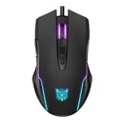 Игровая мышь ONIKUMA CW905 Pro, 6400DPI, регулируемая Проводная оптическая RGB-подсветка, компьютерная мышь, USB кабель для ноутбука, ПК, компьютера