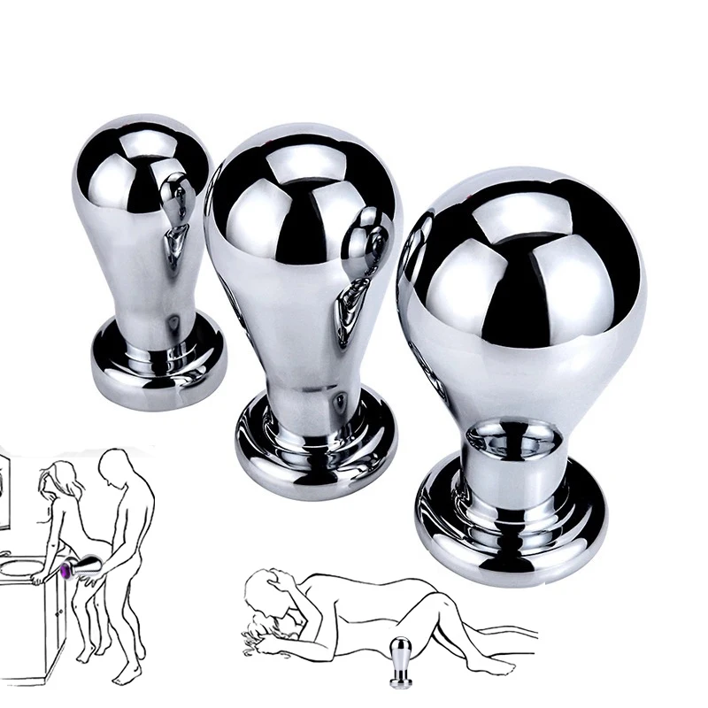 Металлический шарик Анальная пробка G Spot Анальные шарики массажер простаты палку