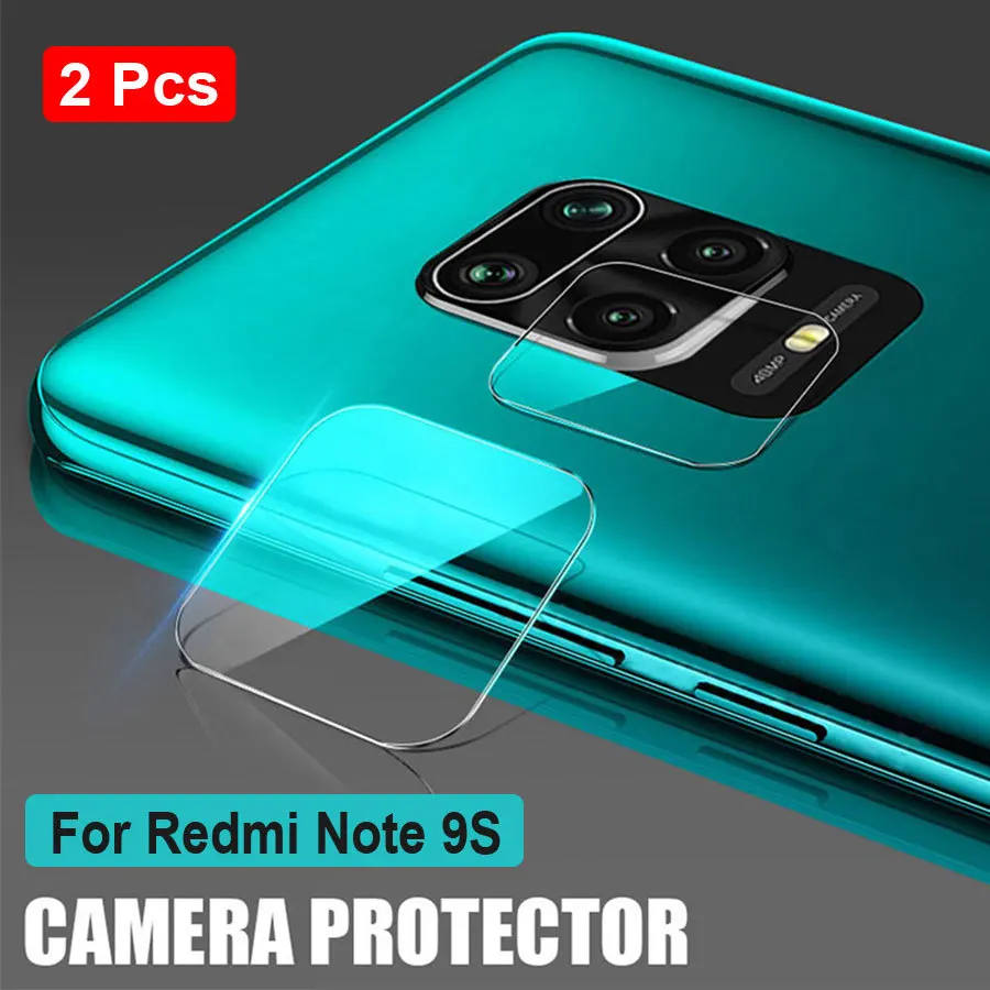Camera Protector Metal Frame Ring + Tempered Glass For Xiaomi Redmi Note 9S 9 8 Pro Max 8T Case Back Lens Film Screen Protector