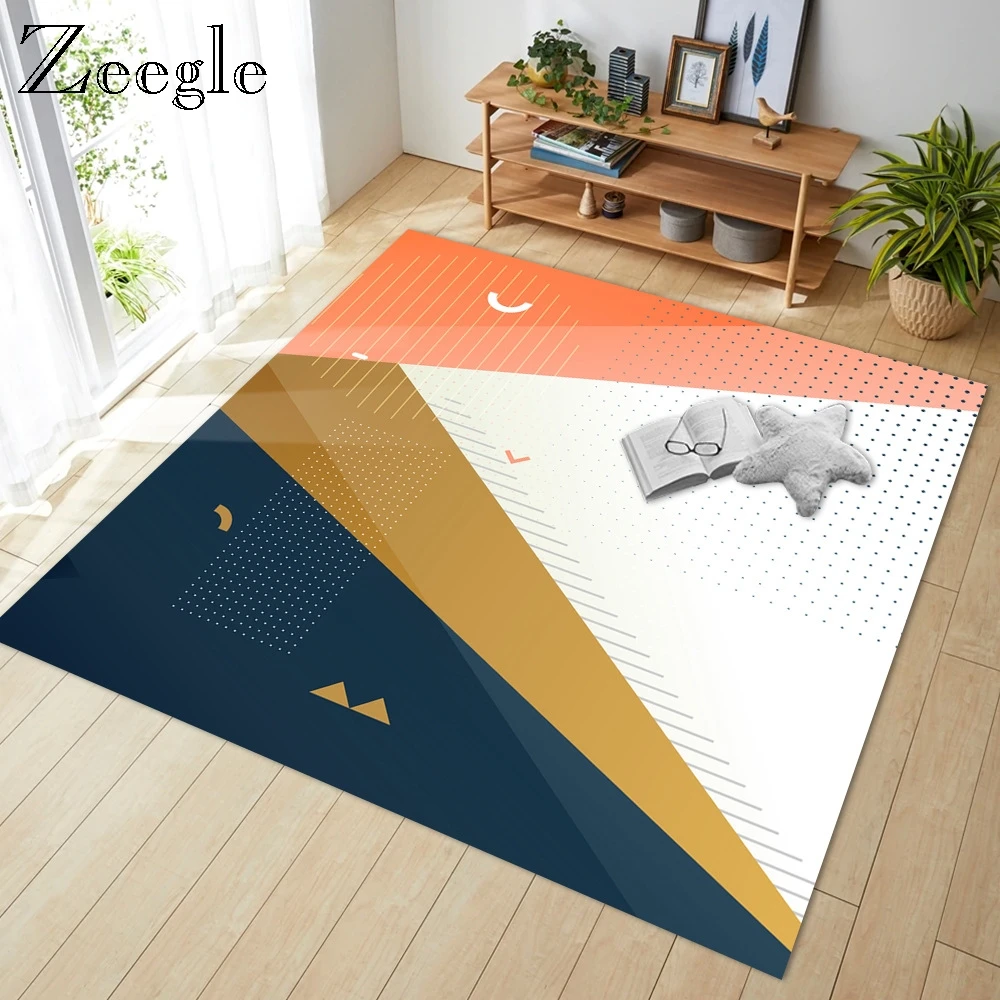 Zeegle ковер для гостиной Противоскользящий напольный коврик прихожей впитывающий