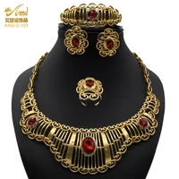 aniid ethiopian jewelery sets africain women eritrean dubai jewelry 24k gold plated butterfly necklace earrings mexican nigeria