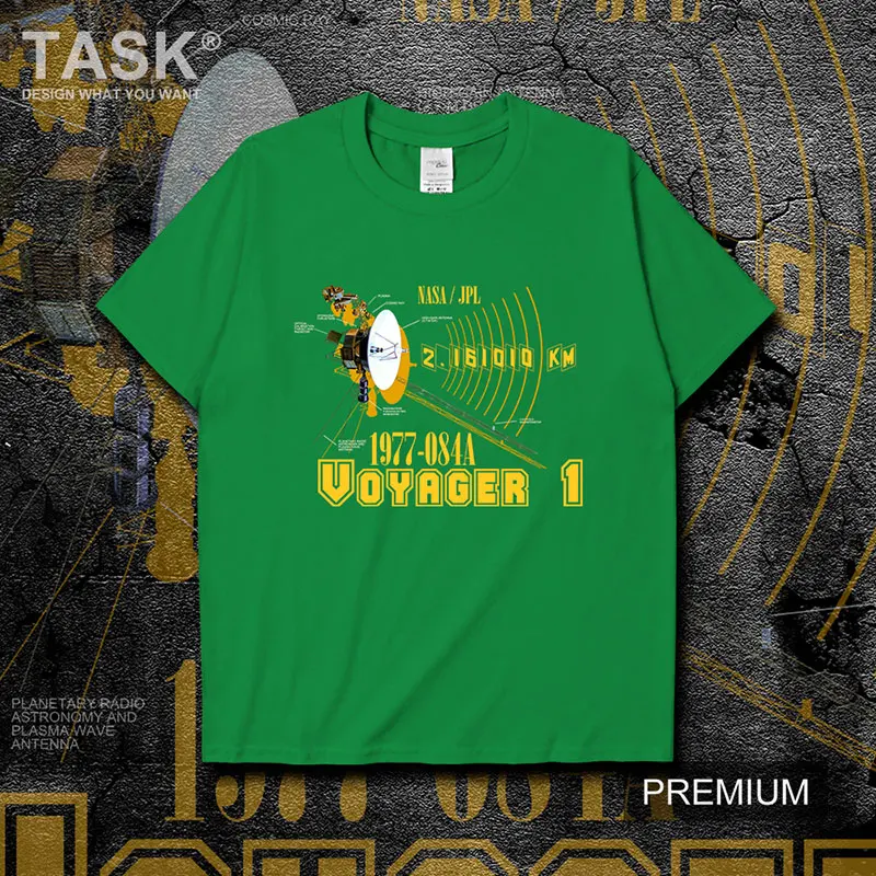 

Unmanned spacecraft Voyager 1 space exploration space fans mens t shirt white tees fashion jerseys streetwear clothes summer