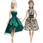 2 шт.компл. Mix Стиль модные модельные вечерние юбка повседневной одежды летняя одежда с леопардовым рисунком для куклы Барби аксессуары DIY House украшения игрушка