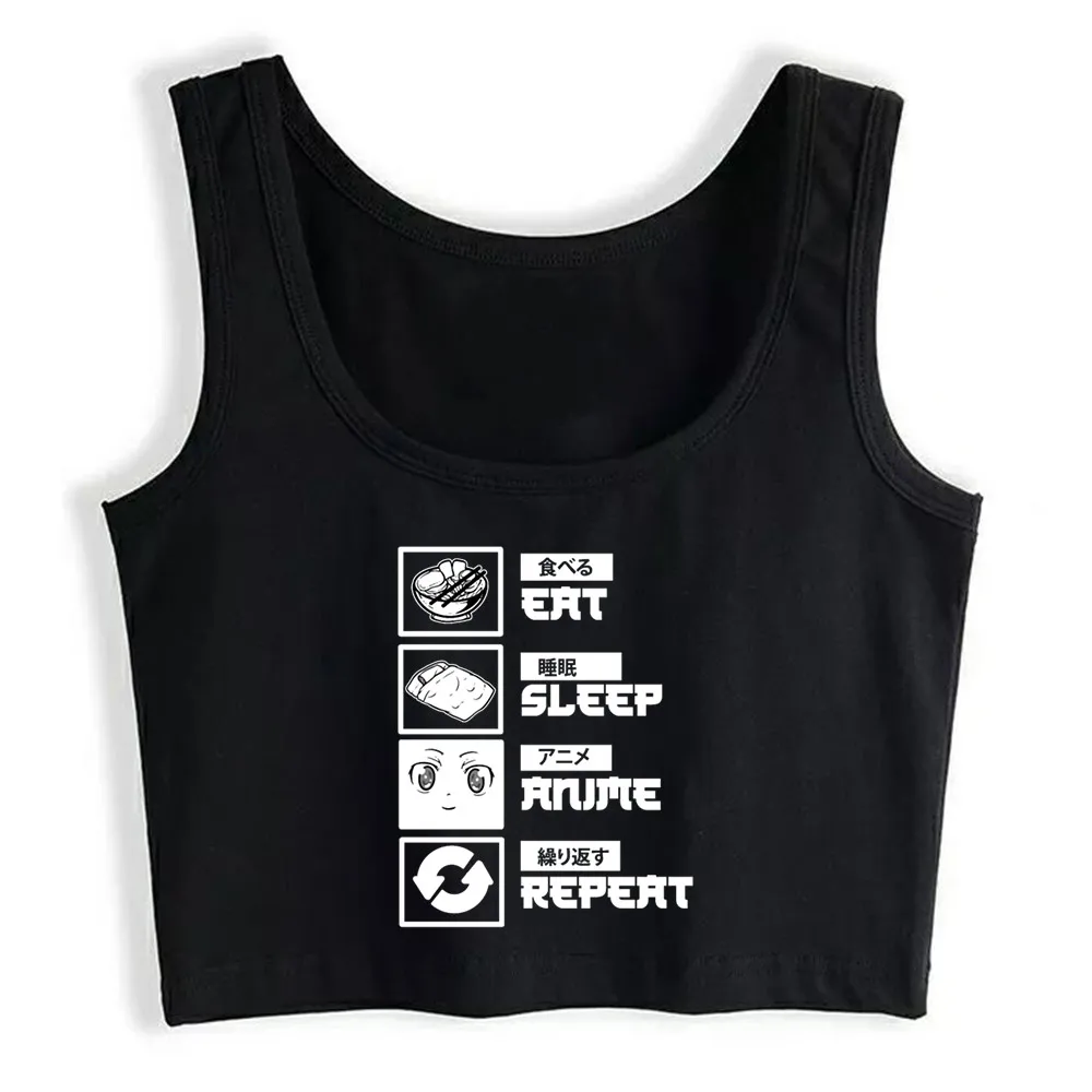 

Crop Top Women Anime Manga Japanese Harajuku Tank Top Women Casual Women Clothes
