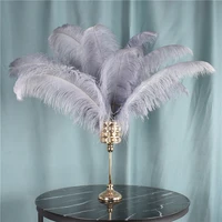 gray ostrich feather decor 15 70cm6 28 grey feathers diy jewelry handicrafts table centerpieces wedding accessories decoration