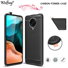 Carbon Fiber Cover For Xiaomi Poco F2 Pro Case Xiaomi Poco F2 Pro Rubber Silicone Shockproof Case For Xiaomi Poco X3 NFC F2 Pro
