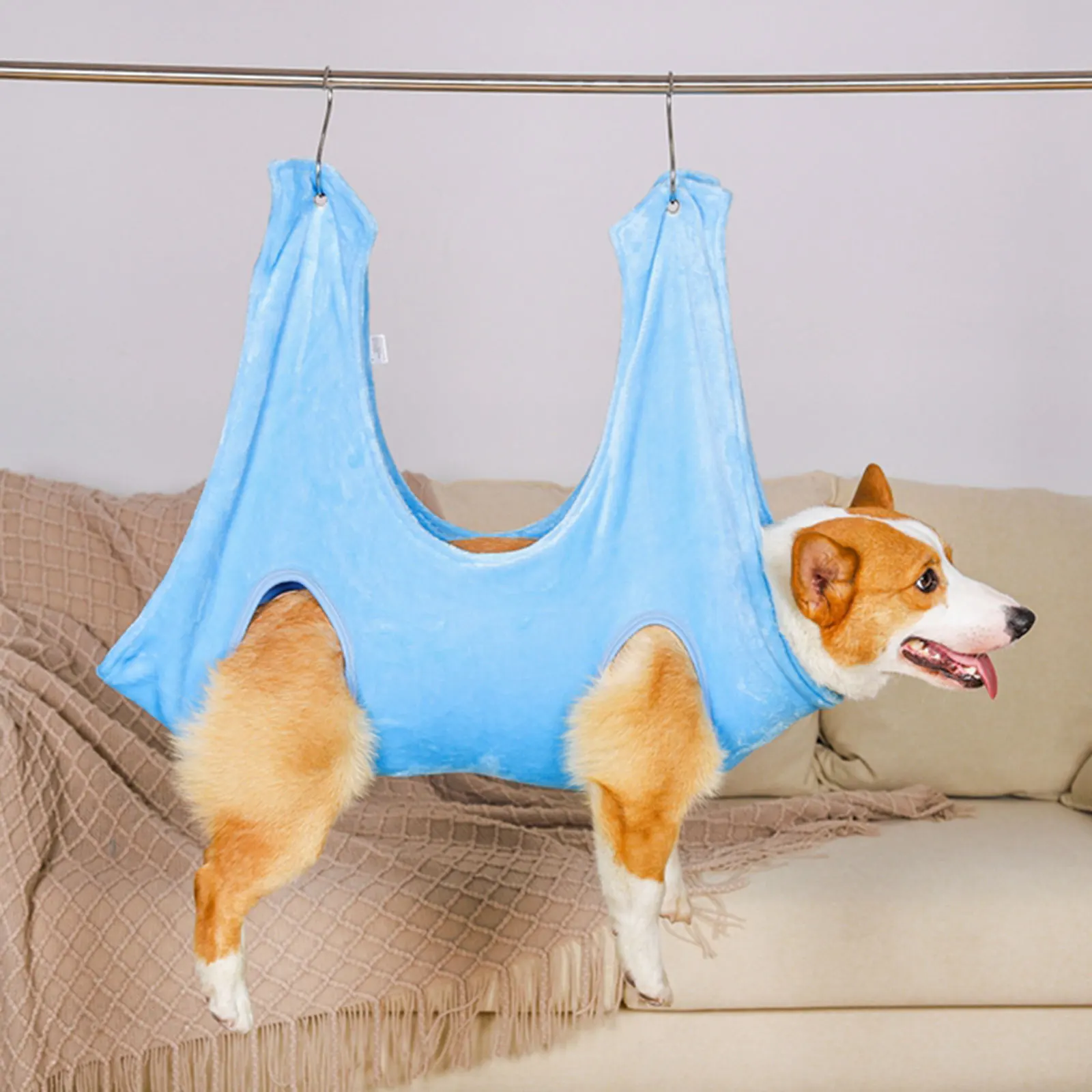 

Гамак для ухода за домашними животными, компактный гамак для груминга, банное полотенце для сушки, товары для домашних животных с 2 крючками