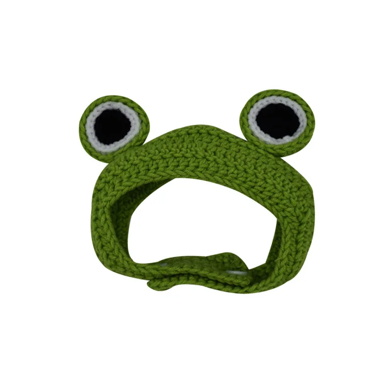 Аксессуары для кошек головной убор ушки собаки осень зима вязаная Милая