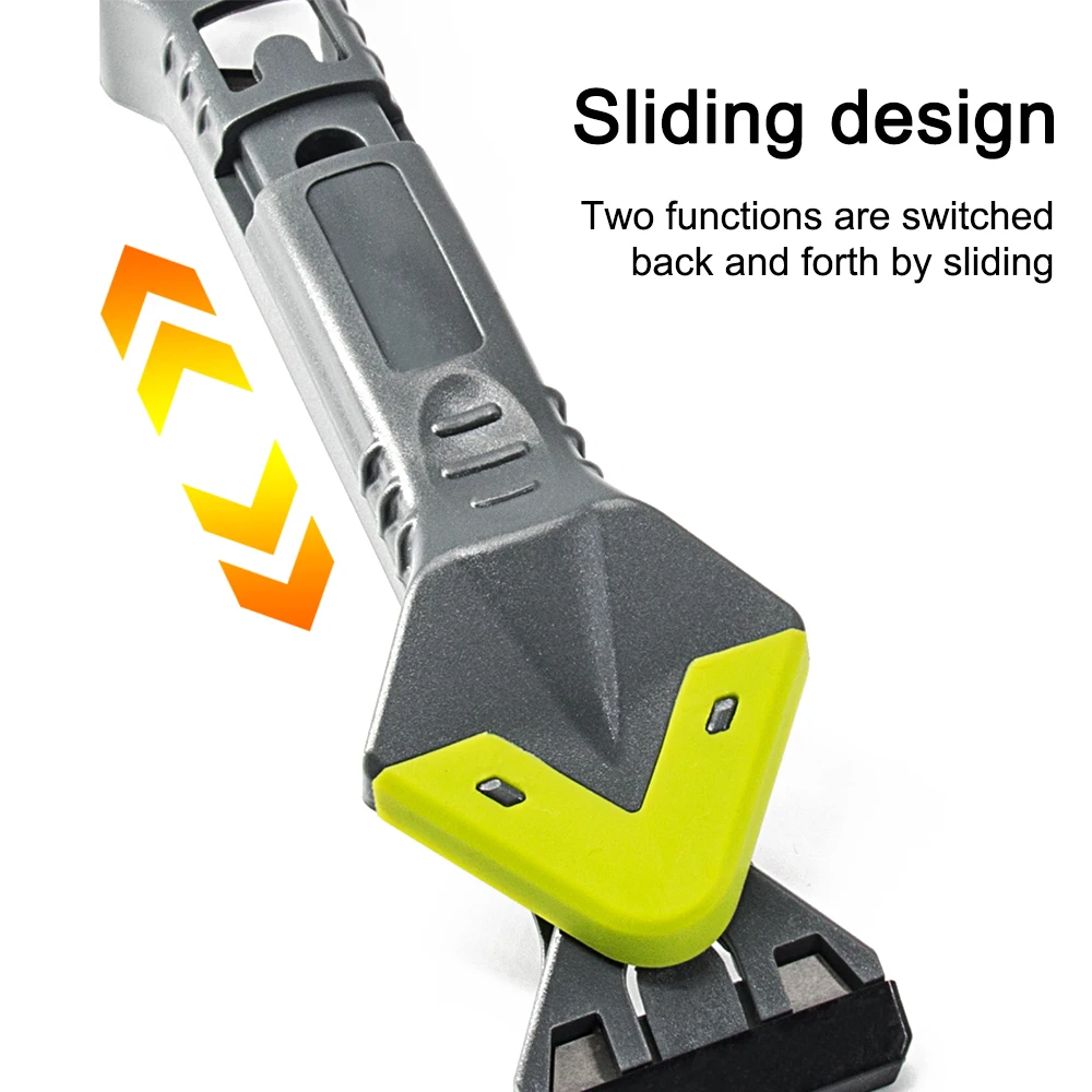 

Creative 5in1 Silicone Remover Caulk Finisher Sealant Nozzle Scraper Set Multifunctional Grout Remover Spatula Caulking Tool Kit