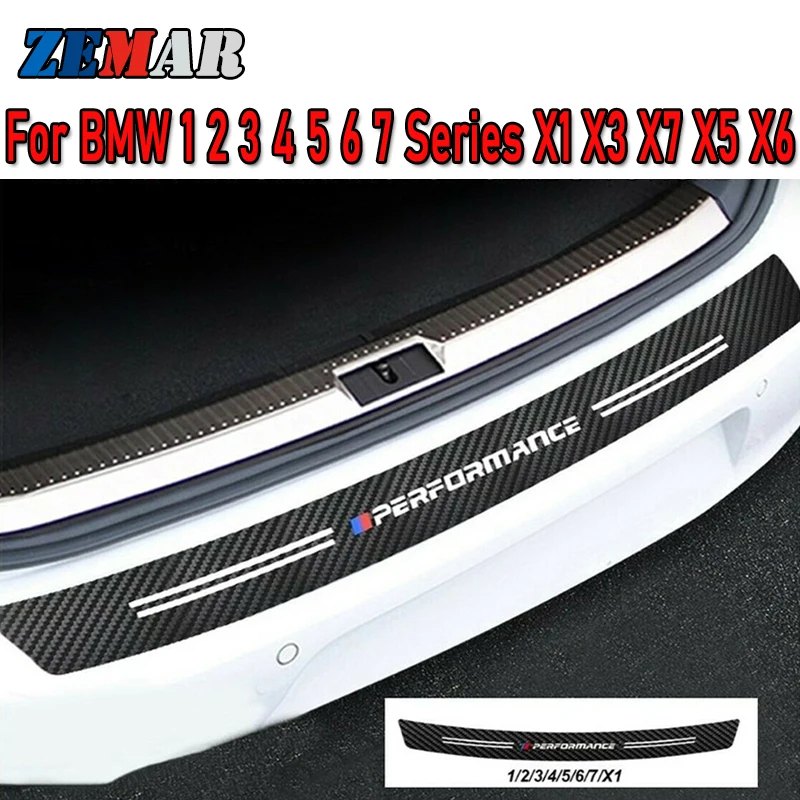 Наклейка на автомобильный бампер из углеродного волокна для BMW E39 E36 F30 F10 E46 E90 E60 F20