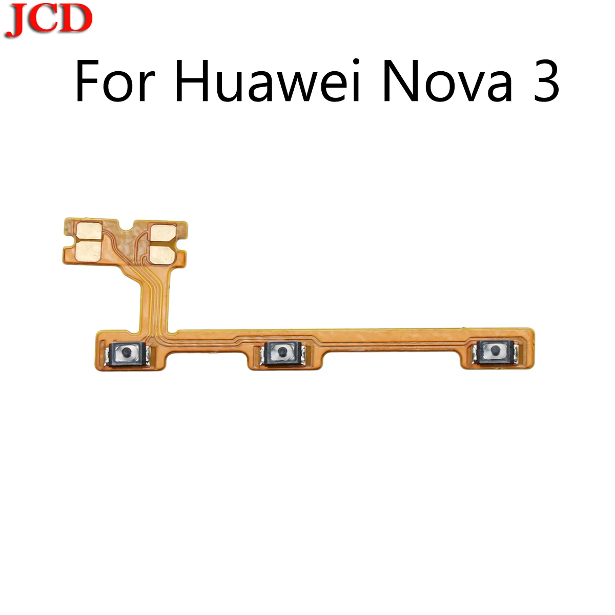 

Гибкий кабель питания JCD для Huawei Nova 3, кнопка регулировки громкости, кнопка включения и выключения питания, гибкий кабель, запасные части для ...