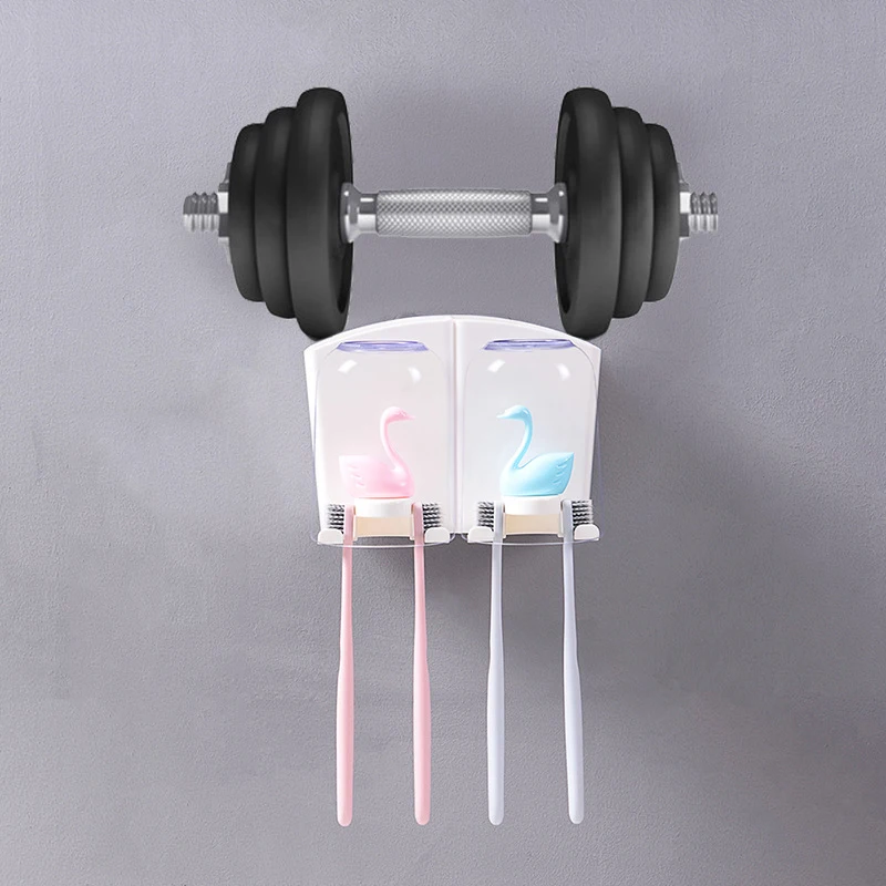 Настенный держатель для зубных щеток милый органайзер хранения кошек настенная