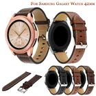 Ремешок из натуральной кожи для Samsung Galaxy Watch Active 2 40 мм 44 мм, спортивный браслет для Active 2 Galaxy 42 мм Gear S2 в классическом стиле